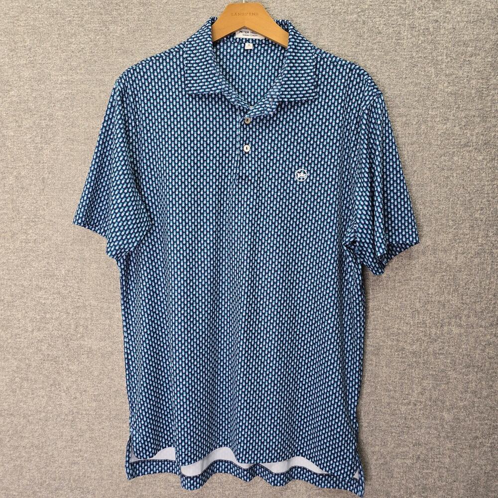 PETER MILLAR SUMMER COMFORT POLO SHIRT,  SIZE M